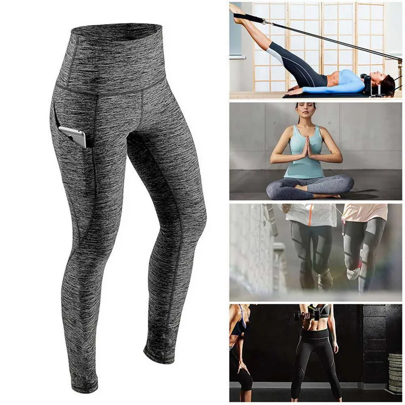 High Waist Yoga Pants with Pocket