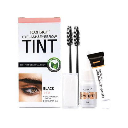 ICONSIGN Waterproof Eyelash and Eyebrow Dye Tint Kit