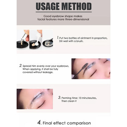 ICONSIGN Waterproof Eyelash and Eyebrow Dye Tint Kit