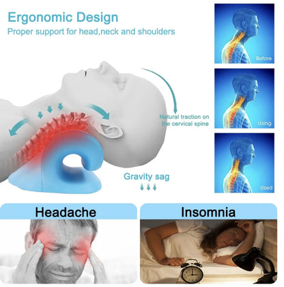 Cloud Pillow Cervical Stretcher Acupressure Point Relief Pain