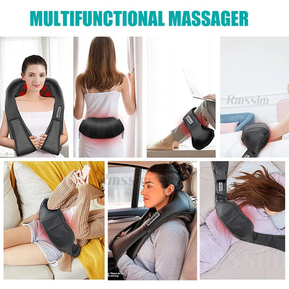 Shiatsu Neck and Shoulder Massager Heated Back Massager