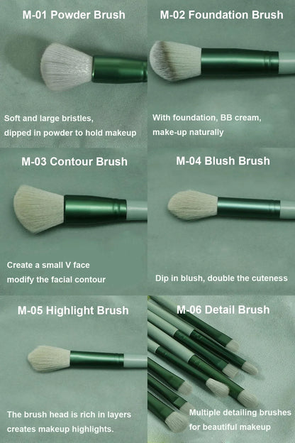 13Pcs Soft Fluffy Makeup Brushes Set for cosmetics Foundation Blush Powder Eyeshadow