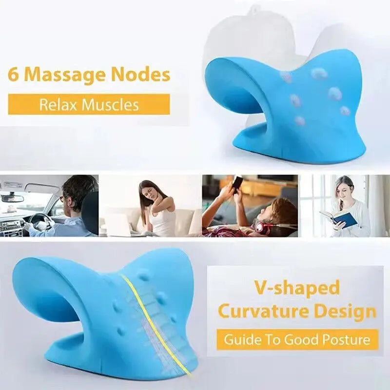 Cloud Pillow Cervical Stretcher Acupressure Point Relief Pain