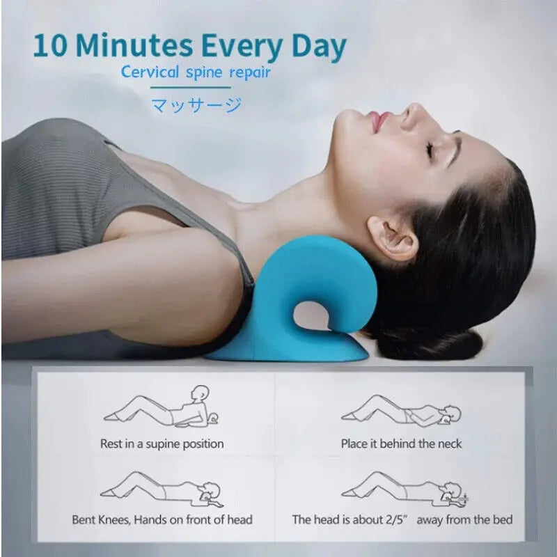 Cloud Pillow Cervical Stretcher Acupressure Point Relief Pain